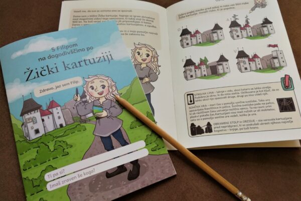 Knjižica s Filipom na dogodivščino po Žički kartuziji FOTO: TIC Slovenske Konjice
