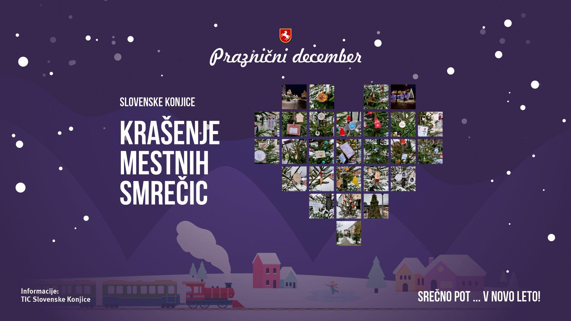 Povabilo k tradicionalnemu krašenju mestnih smrečic 🎄